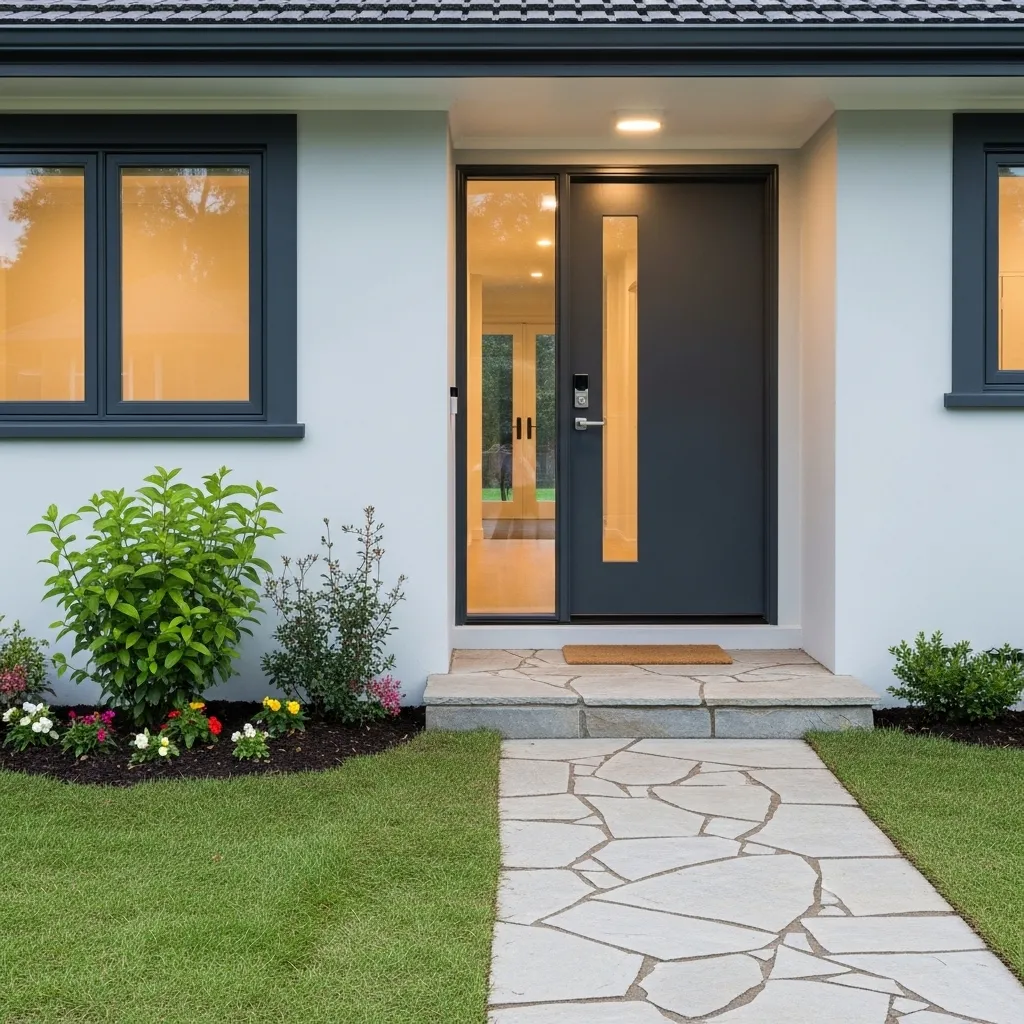 Harrison Entrance Harrison home renovation entrance